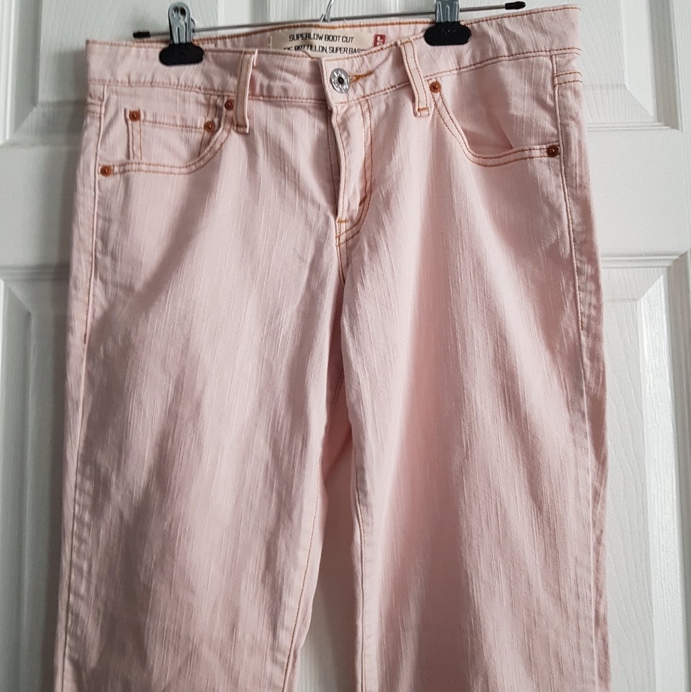 Levi's Super Low Cut Cut Denim Jeans
